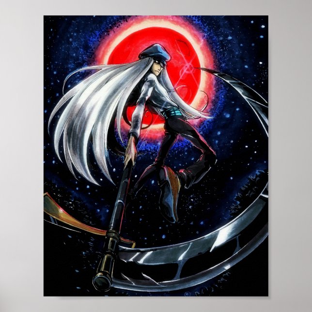 Kite in Night Poster (Framsidan)