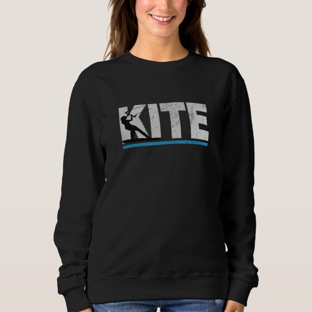 Kite Kitesurfer Kitesurfing Surfing Retro Gift T Shirt (Framsida)