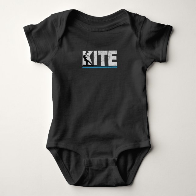 Kite Kitesurfer Kitesurfing Surfing Retro Gift T Shirt (Framsida)