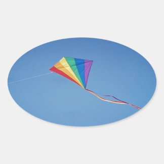 Kite Ovalt Klistermärke