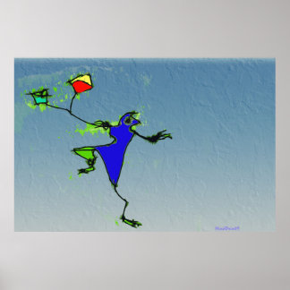 Kite Springer Poster