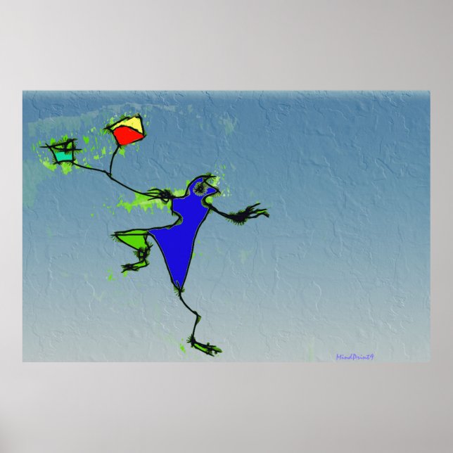 Kite Springer Poster (Framsidan)