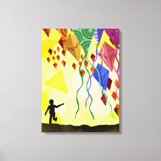 Kite-Springerna Canvastryck