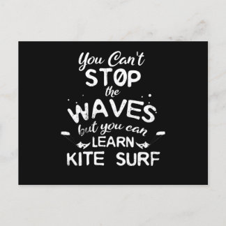 Kite Surf Kitesurfing Stop Waves Surf Windsurfing Vykort