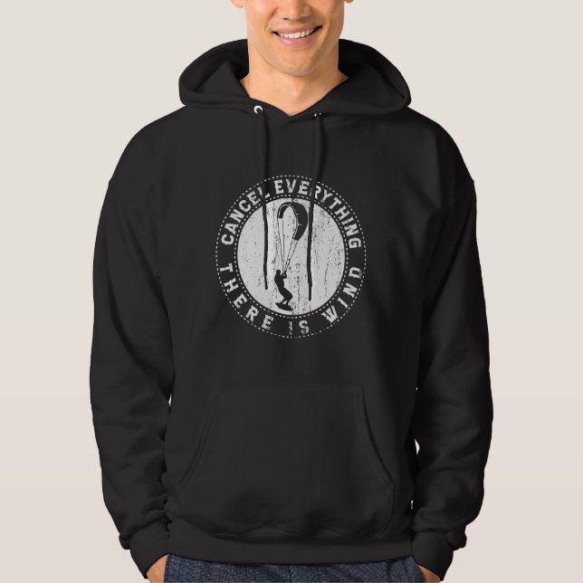 Kite Surfa Kitesurfing Kitesurf Hoodie (Framsida)