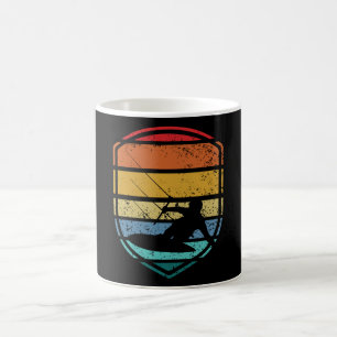 Kite Surfa Kitesurfing Kitesurf Retro Vintage Kaffemugg