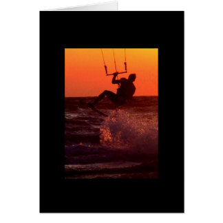 Kite Surfer på St Pete Beach Postcard Hälsningskort