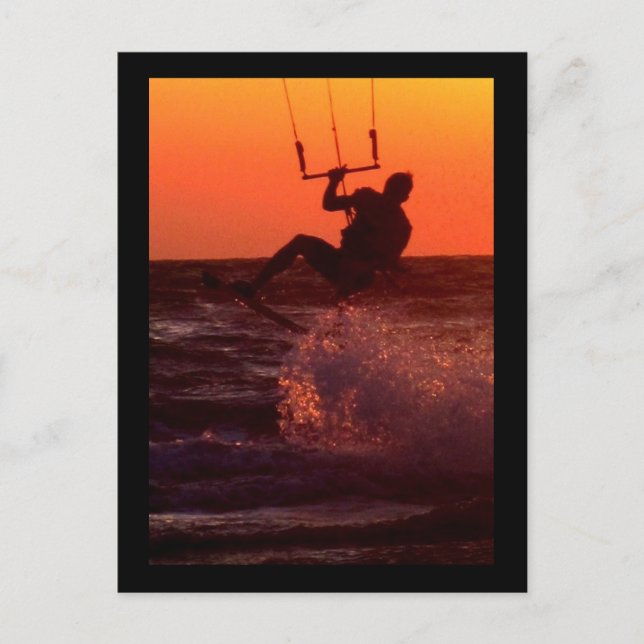 Kite Surfer Vykort (Framsida)