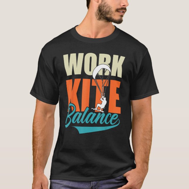 Kite Surfing 1 T Shirt (Framsida)