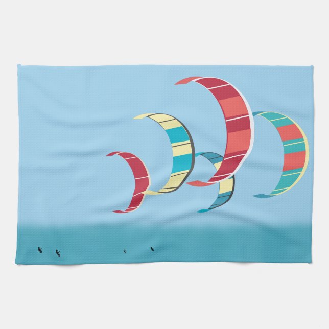 Kite Surfing Kökshandduk (Horisontell)