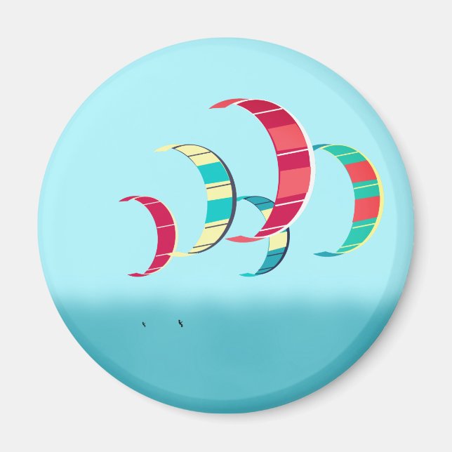 Kite Surfing Magnet (Framsidan)
