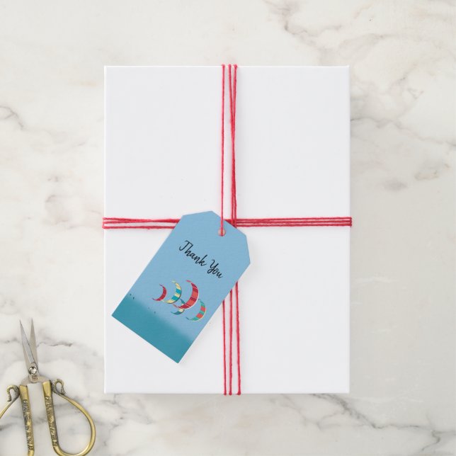 Kite Surfing Presentetikett (Med Snöre)