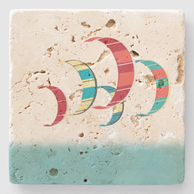 Kite Surfing Stenunderlägg (Framsidan)