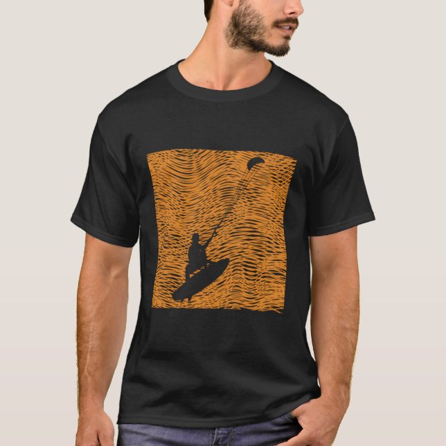 Kite Surfing T Shirt (Framsida)