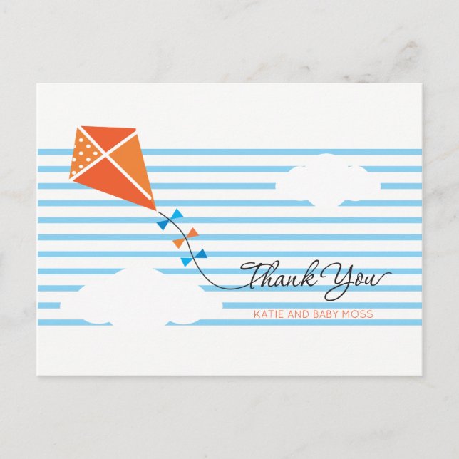 Kite Tack Postcard {Boy} Vykort (Framsida)