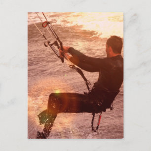 Kiteboard-vykort Vykort