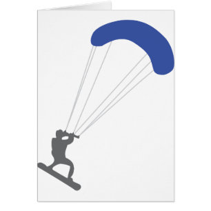 Kiteboarder Hälsningskort