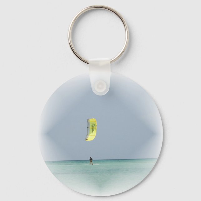 Kiteboarder Keychain Nyckelring (Framsida)