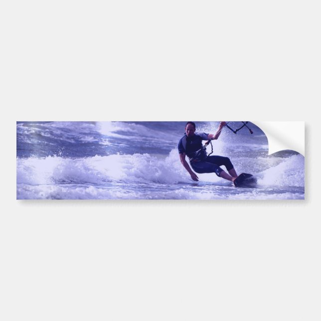 Kiteboarding designbildekal bildekal (Framsidan)