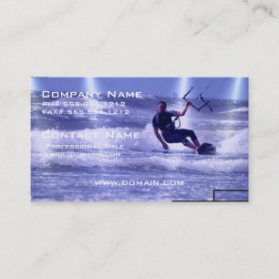 Kiteboarding designvisitkortar visitkort