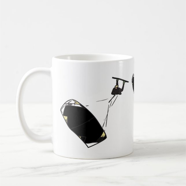 Kiteboarding - Kiteloop Kaffemugg (Vänster)