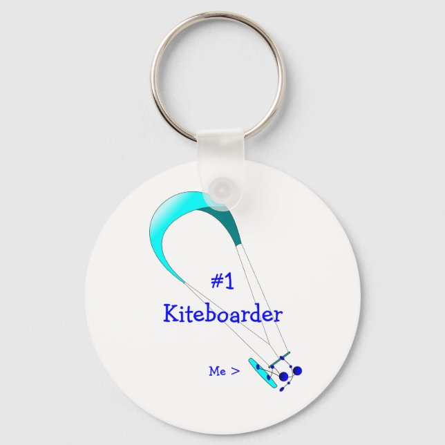 Kiteboarding Kitesurfing Gifts Nyckelring (Framsida)