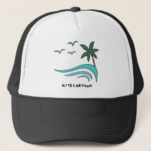 Kiteboarding/kitesurfing - kitecartoon keps