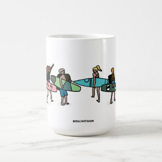 Kiteboarding/kitesurfing - Kitvänner Kaffemugg