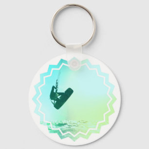 Kiteboarding luft Keychain Nyckelring