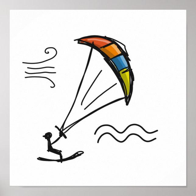Kiteboarding Poster (Framsidan)