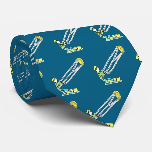 Kiteboarding Stickman Slips (Rullad)
