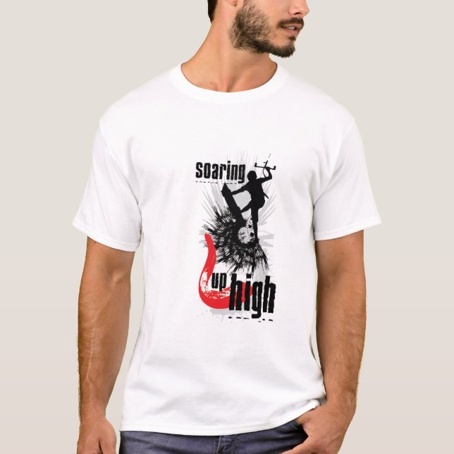 Kiteboarding utslagsplats tee (Framsida)