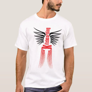 Kiteboarding utslagsplatsdesign t shirt