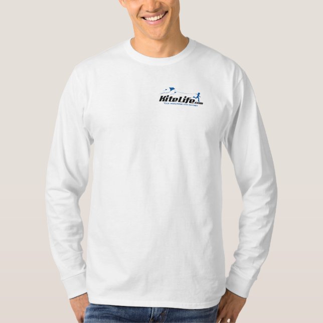 KiteLife logotyp - sportT-tröja (långärmaden) Tee (Framsida)