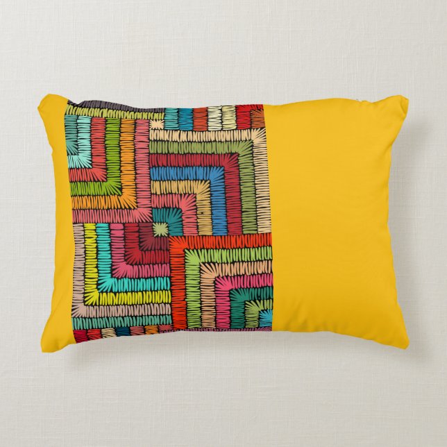 Kitenge Pattern Home Decor pillow Prydnadskudde (Framsidan)