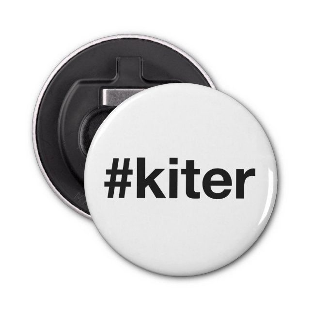 KITER Hashtag Flasköppnare (Framsidan)