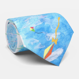 Kites and Sky Necktie Slips