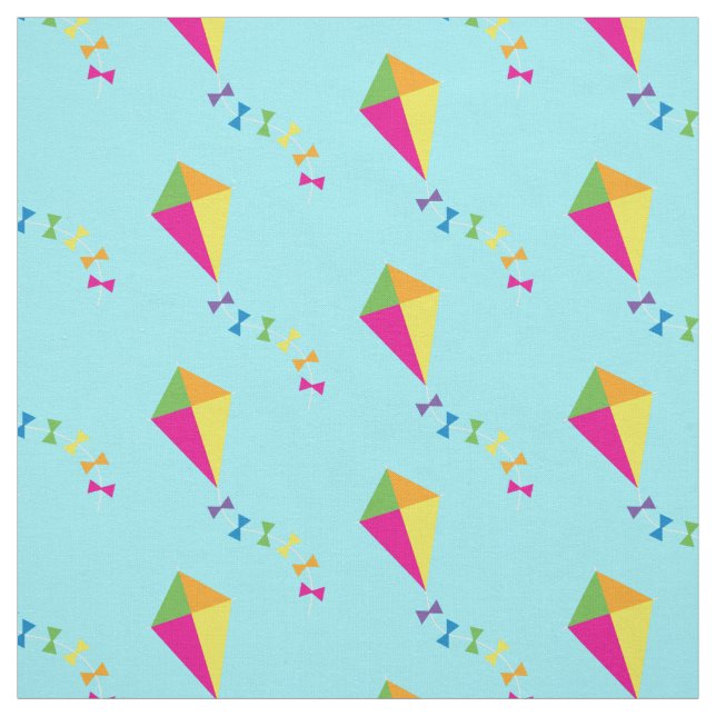 Kites Cute Colorful Kids Tyg (Provkarta)