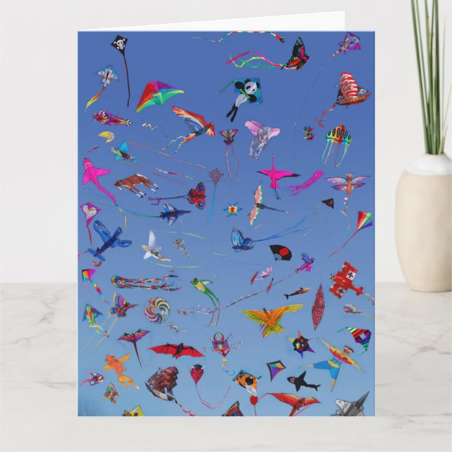 Kites Kites Kites i Himlar Kort (Framsida)