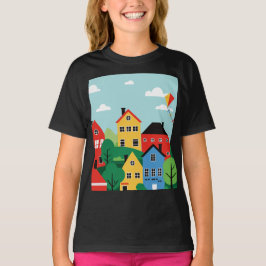 Kites over the city t shirt
