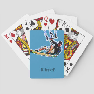 Kitestiferings idrottsman spel kort