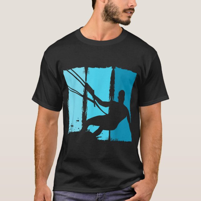 Kitesurf Board Trainer Kite Kiteboarding Kitesurfi T Shirt (Framsida)