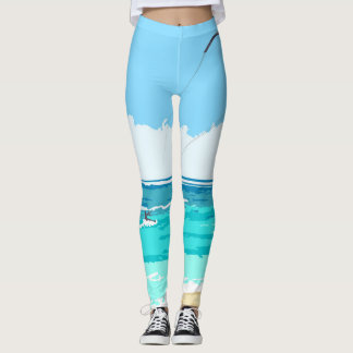 Kitesurf damasker leggings