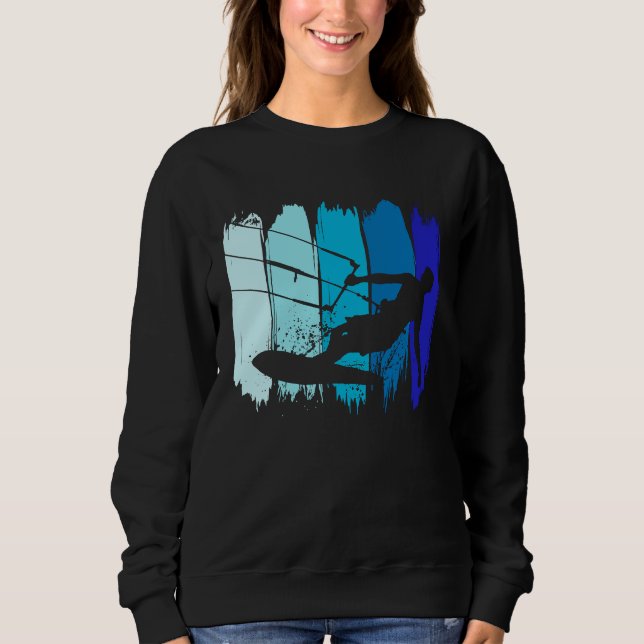 Kitesurf Kitesurfen Kiteboard Kite Surf Kiteboarde T Shirt (Framsida)