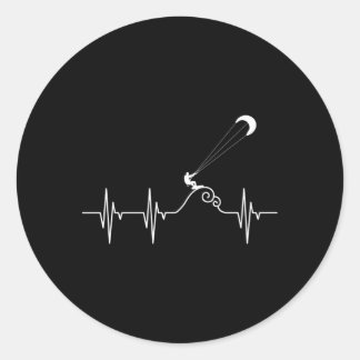 Kitesurfer Heslag Kiteboard Kite Surfing Kiteboard Runt Klistermärke