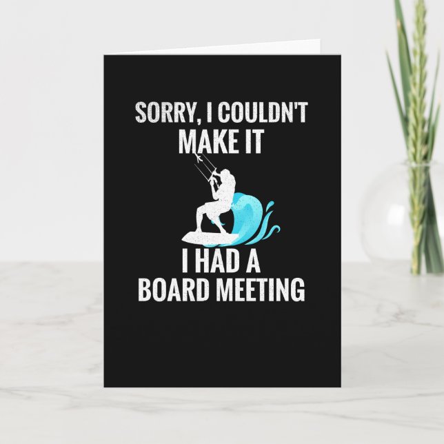 Kitesurfer Kiteboarder Kitesurfing Kiteboarding Kort (Framsida)