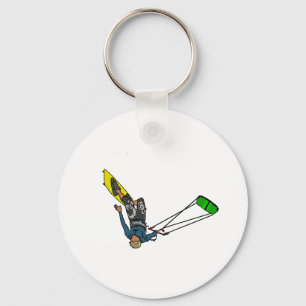 kitesurfer nyckelring
