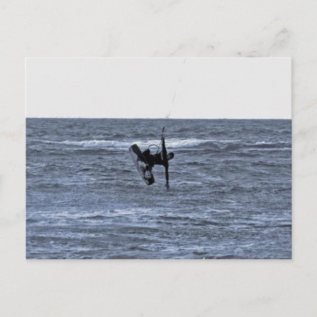 Kitesurfer-vykort Vykort (Framsida)