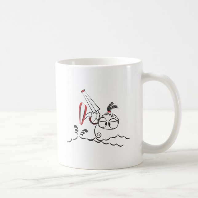 Kitesurfing docka kaffemugg (Höger)