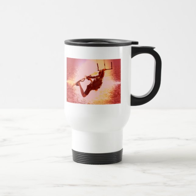 Kitesurfing hastigt grepptravel mug resemugg (Höger)